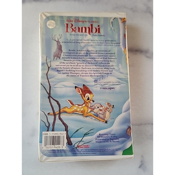 Bambi (VHS,1997,Diamond Edition) - Picture 6 of 10
